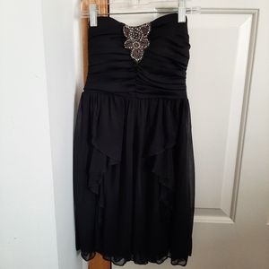 Strapless Black Dress